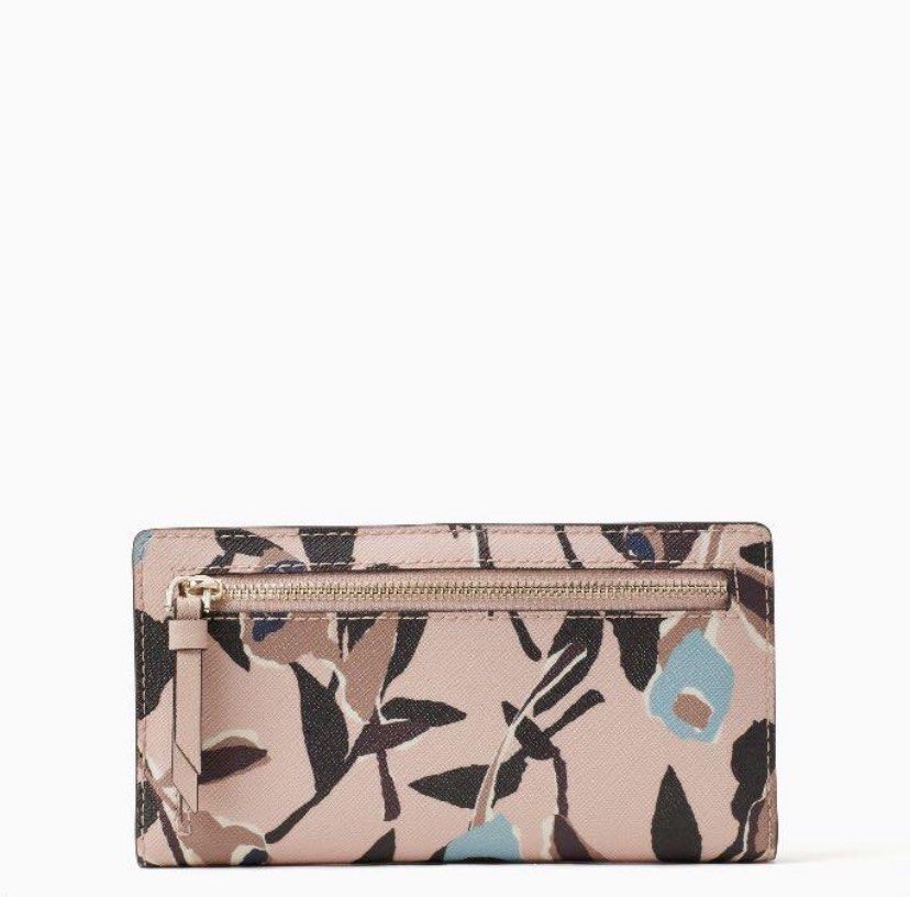 Kate spade cameron paper rose wallet clearance