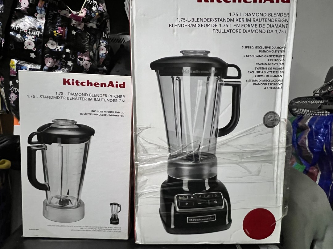 Kitchenaid Diamond Blender in Candy red, TV & Home Appliances, Kitchen