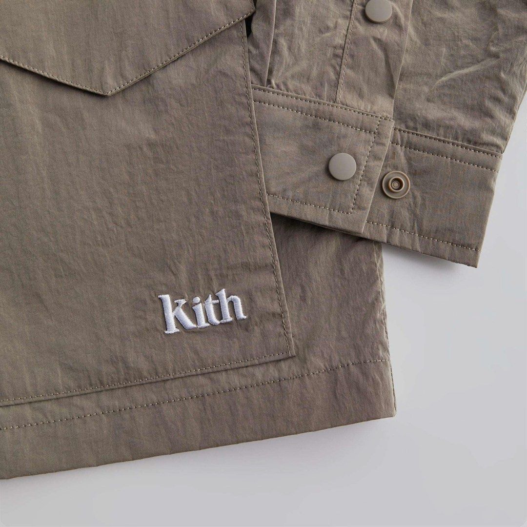 Kith Nylon Fulton Kimono Track Jacket Canvas 2023 春季新款