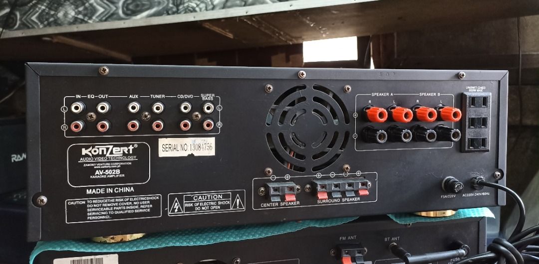 Konzert 502b amplifier (original), Audio, Soundbars, Speakers