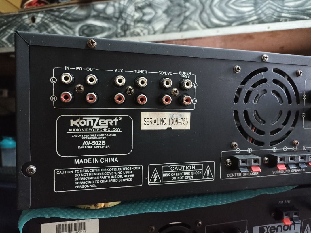 Konzert 502b amplifier (original), Audio, Soundbars, Speakers