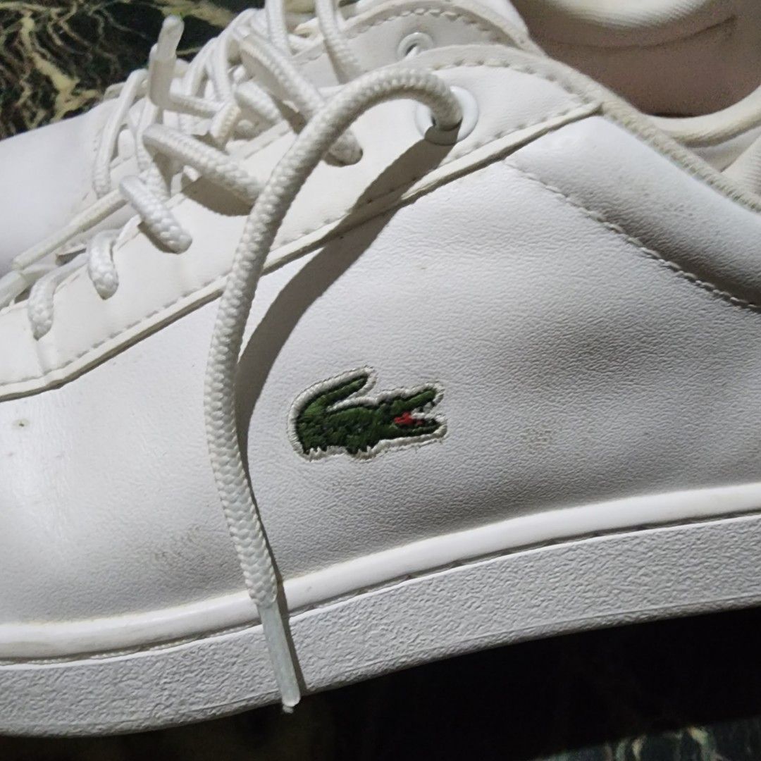Lacoste Unisex White Leather