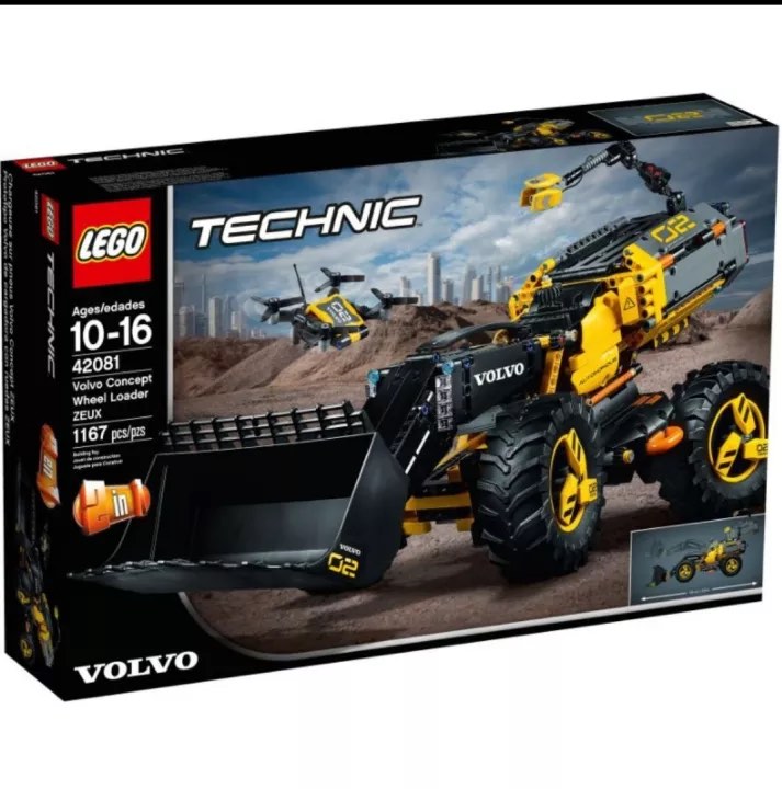 Lego 42081 Technic Volvo Concept Wheel Loader ZEUX, Hobbies Toys