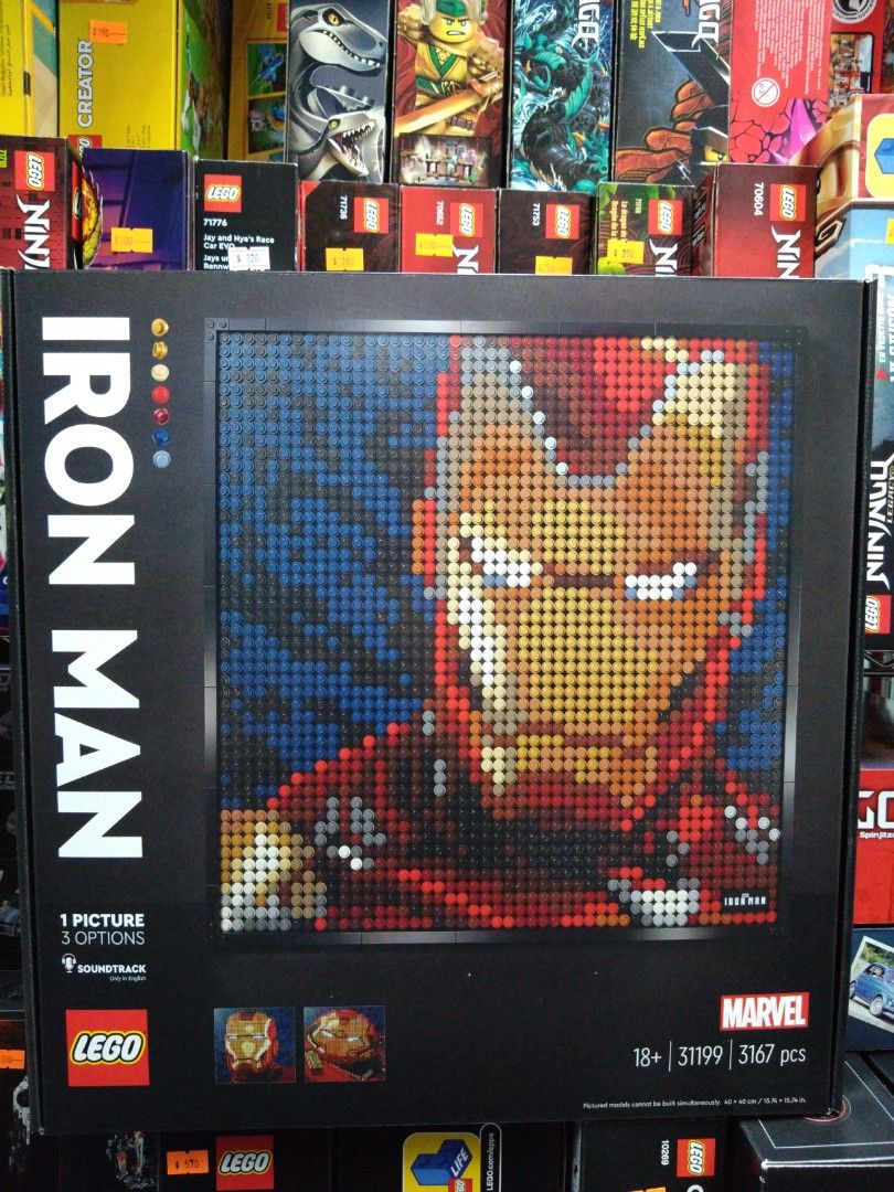 LEGO ART IRON MAN 31199, 預購 Carousell