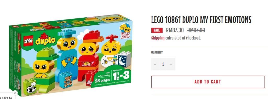 10861 duplo discount