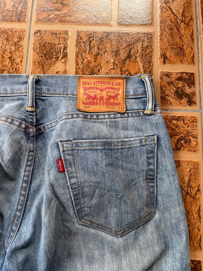 LEVIS 504 JEANS Men s Fashion Bottoms Jeans on Carousell