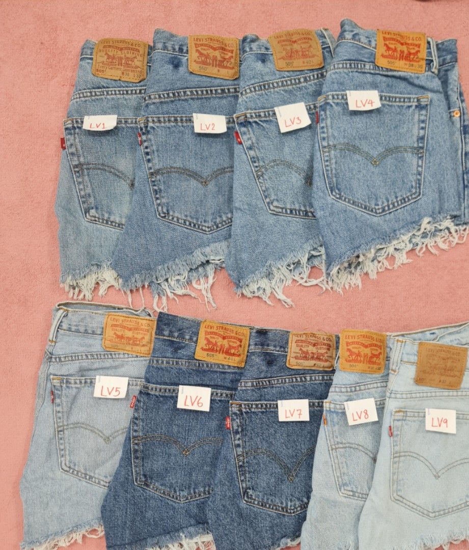 LEVI'S Original shorts high waisted jeans. Denim Shorts, Women's Fashion,  Bottoms, Shorts on Carousell