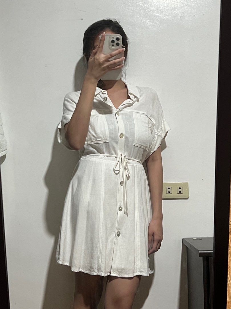 Lily Loves White Dress Women s Fashion Dresses Sets Dresses on Carousell