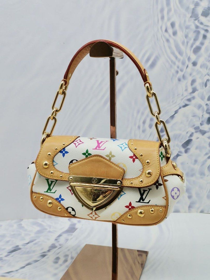 Louis Vuitton White Multicolor Monogram Canvas Marilyn Bag, Luxury, Bags &  Wallets on Carousell