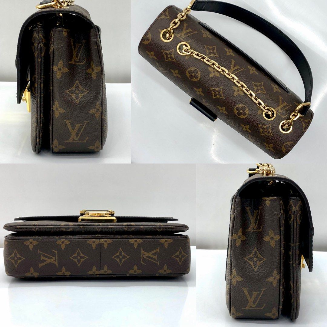 M46126 Louis Vuitton Monogram Marceau Chain Handbag