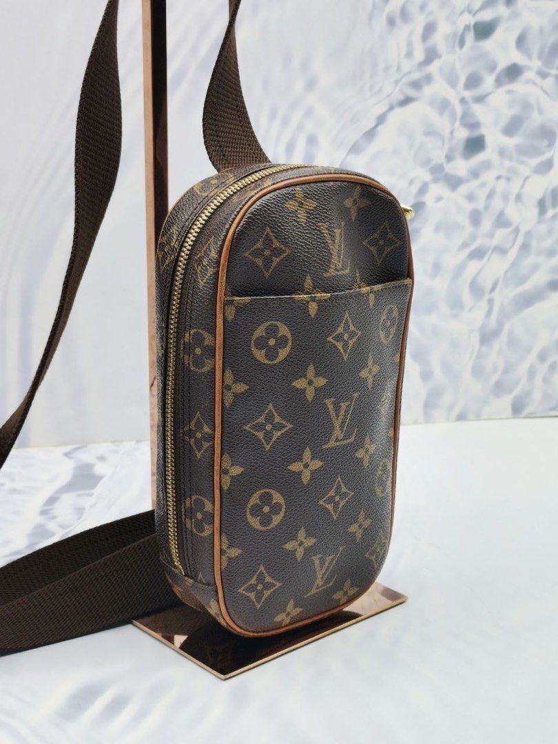 Brown Louis Vuitton Monogram Pochette Gange Crossbody Bag