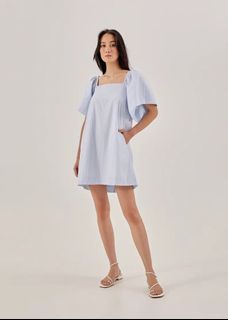 Love Bonito Lylah Pinstripe Trapeze Dress