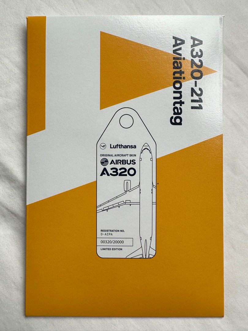 Lufthansa aviationtag A320-211 500限定 Lufthansa Airbus A320 - D-AIPB – Aviationtag