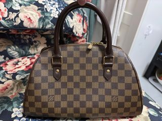 Used Louis Vuitton Keepall 45 Brw/Pvc/Brw/Total Pattern Bag