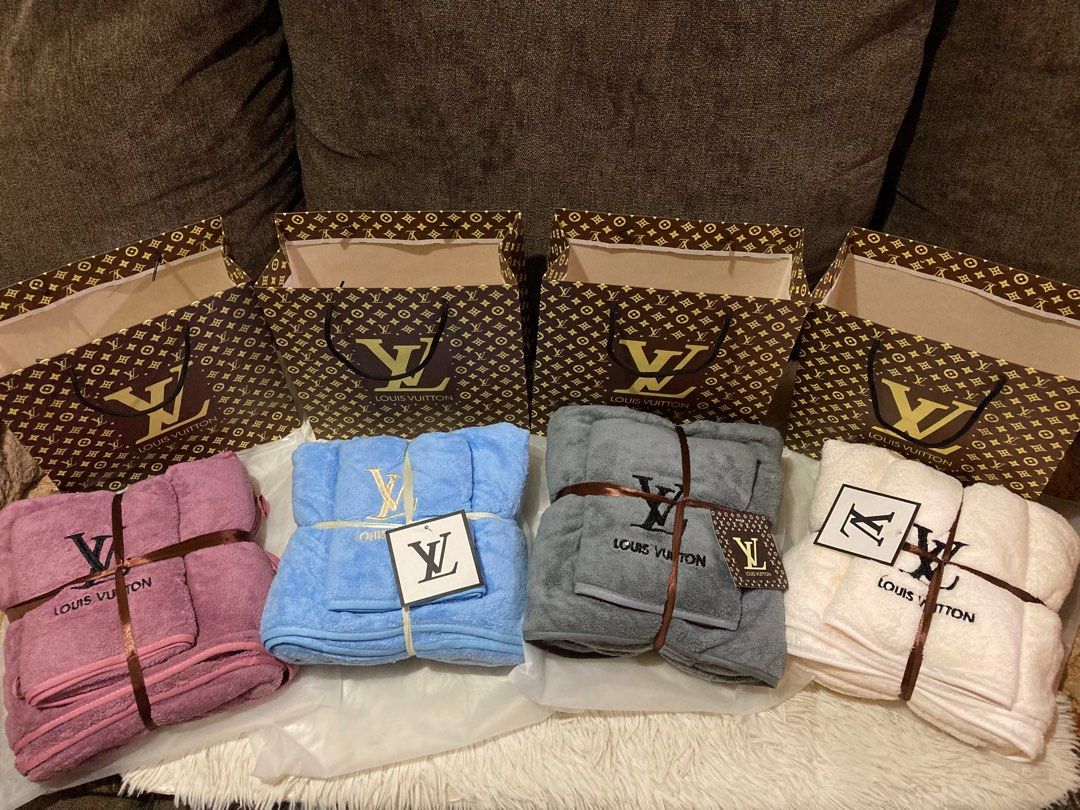 Louis Vuitton Towel, LV bath Towel Set