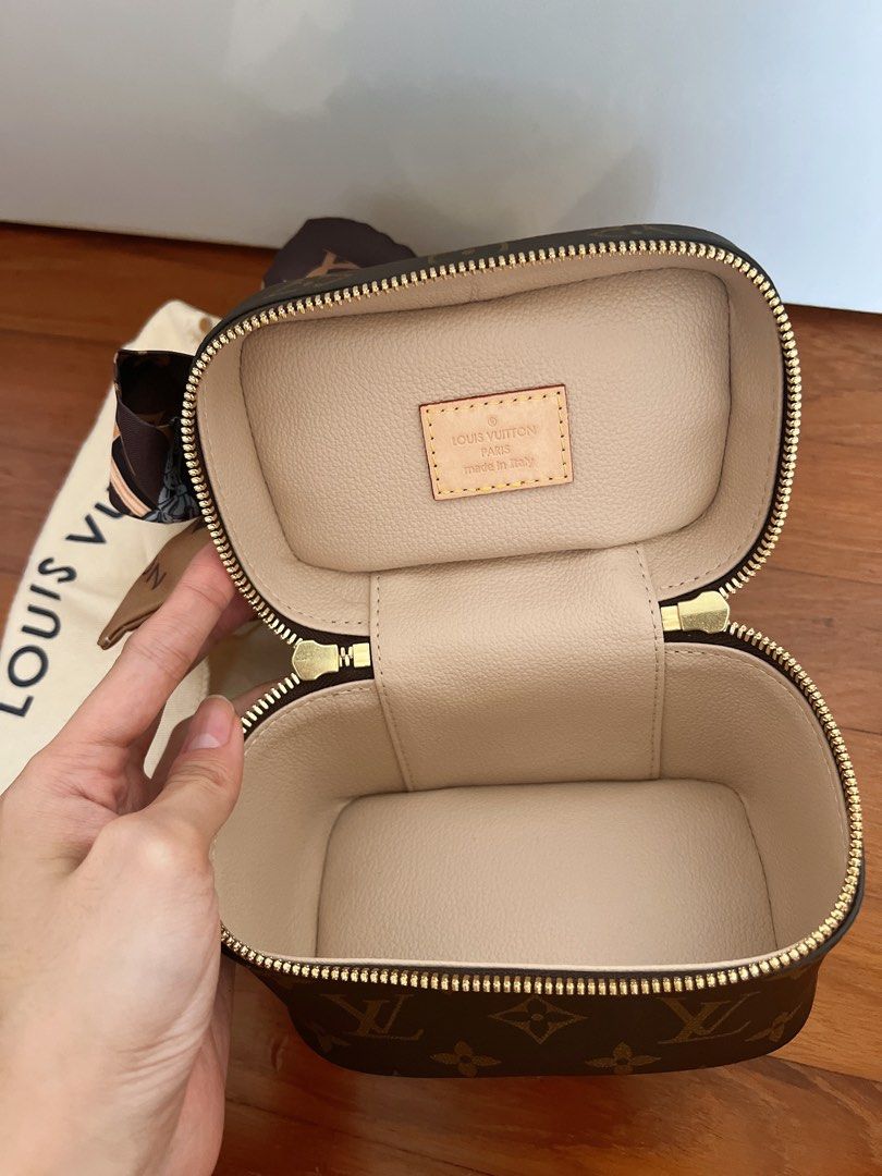 Lv nice nano toiletry pouch, Luxury, Bags & Wallets on Carousell