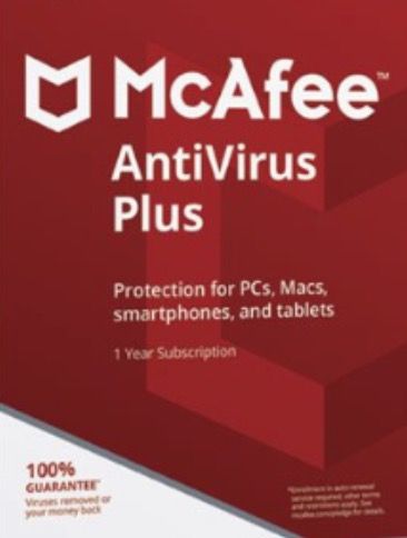 Mcafee Antivirus Plus | 1Yr + Free 6Mths, Computers & Tech ...