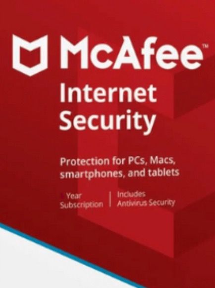 Mcafee Internet Security | 1Yrs + Free 6Mths, Computers ...