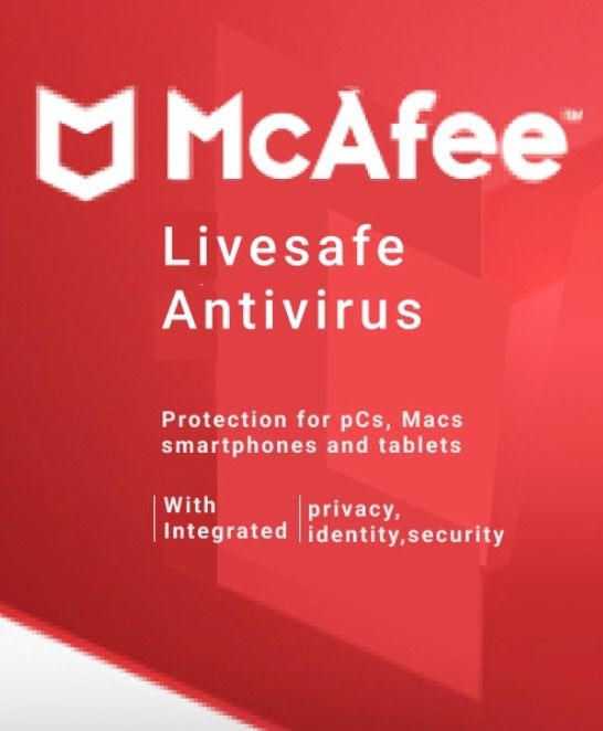 Mcafee Livesafe Antivirus | 1Yr + Free 6 Mths, Computers ...