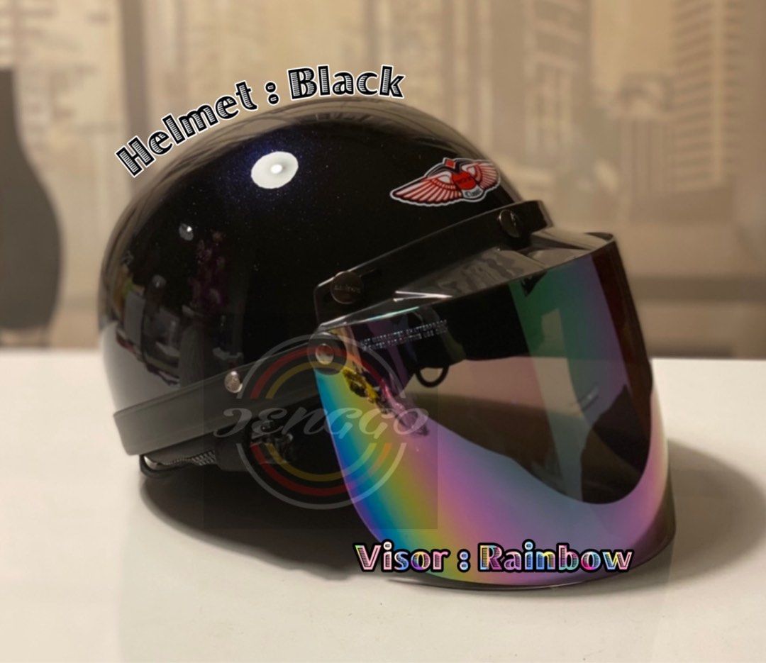 MHR jipang helmet half cut, Motorcycles, Motorcycle Apparel on - Main Image
