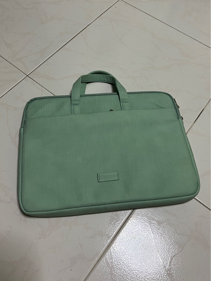 Mint green laptop bag, Computers & Tech, Parts & Accessories, Laptop