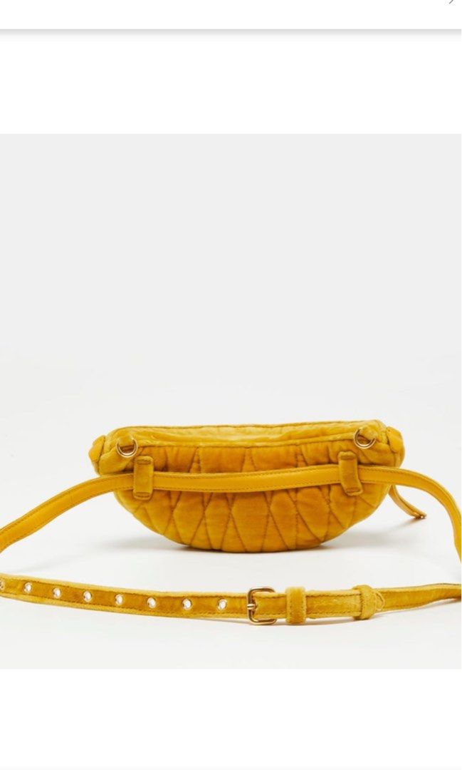 Miu miu velvet belt bag cheap