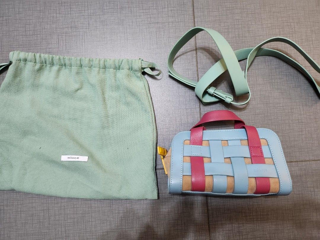 Mlouye mini woven hotsell bag