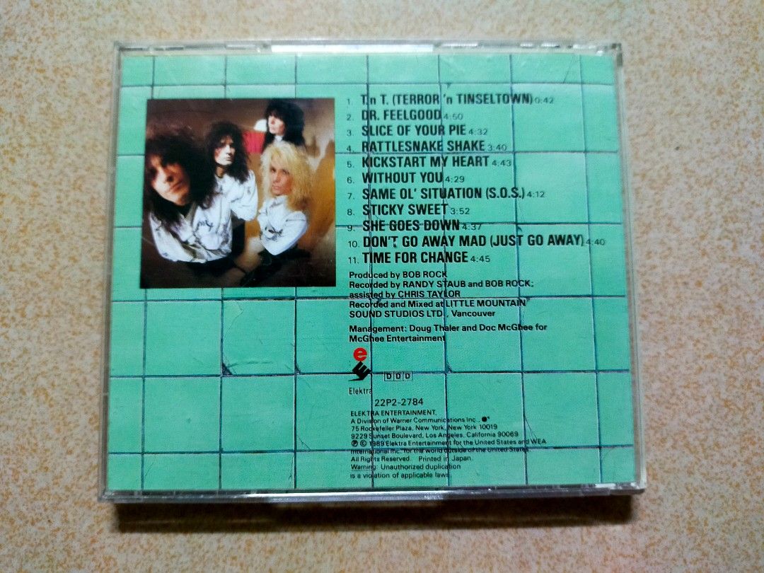 Motley Crue Dr.Feelgood, Hobbies & Toys, Music & Media, CDs & DVDs on