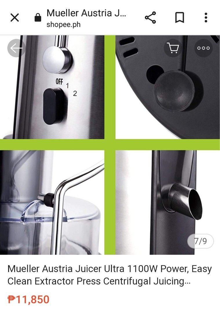 Mueller Austria Juicer TV Home Appliances Kitchen Appliances
