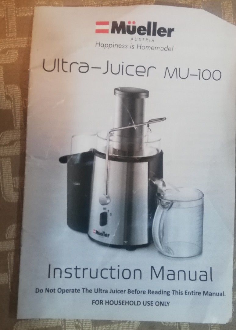 Mueller Austria Juicer on Carousell