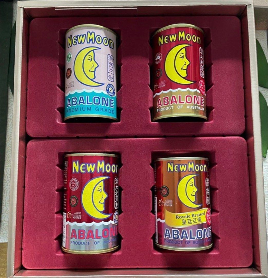 New Moon Abalone ( 4 pack gift pack ), Food & Drinks, Packaged