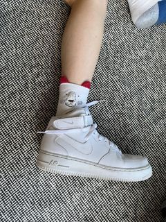 Nike air 高筒白色 24.5