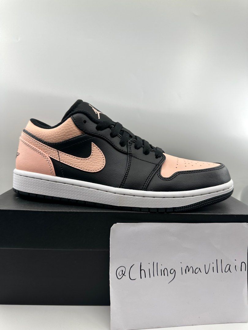 Air jordan 1 low rose gold best sale
