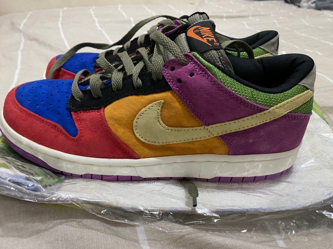 Nike dunk low viotech 2012 original us 10, 男裝, 鞋, 波鞋- Carousell