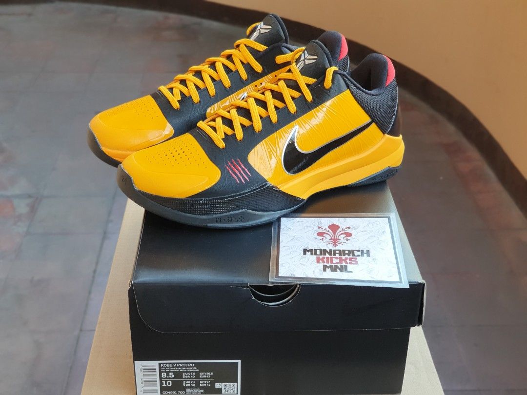 Nike Zoom Kobe 5 Protro Bruce Lee Size 8.5Us Men, Men'S Fashion, Footwear,  Sneakers On Carousell