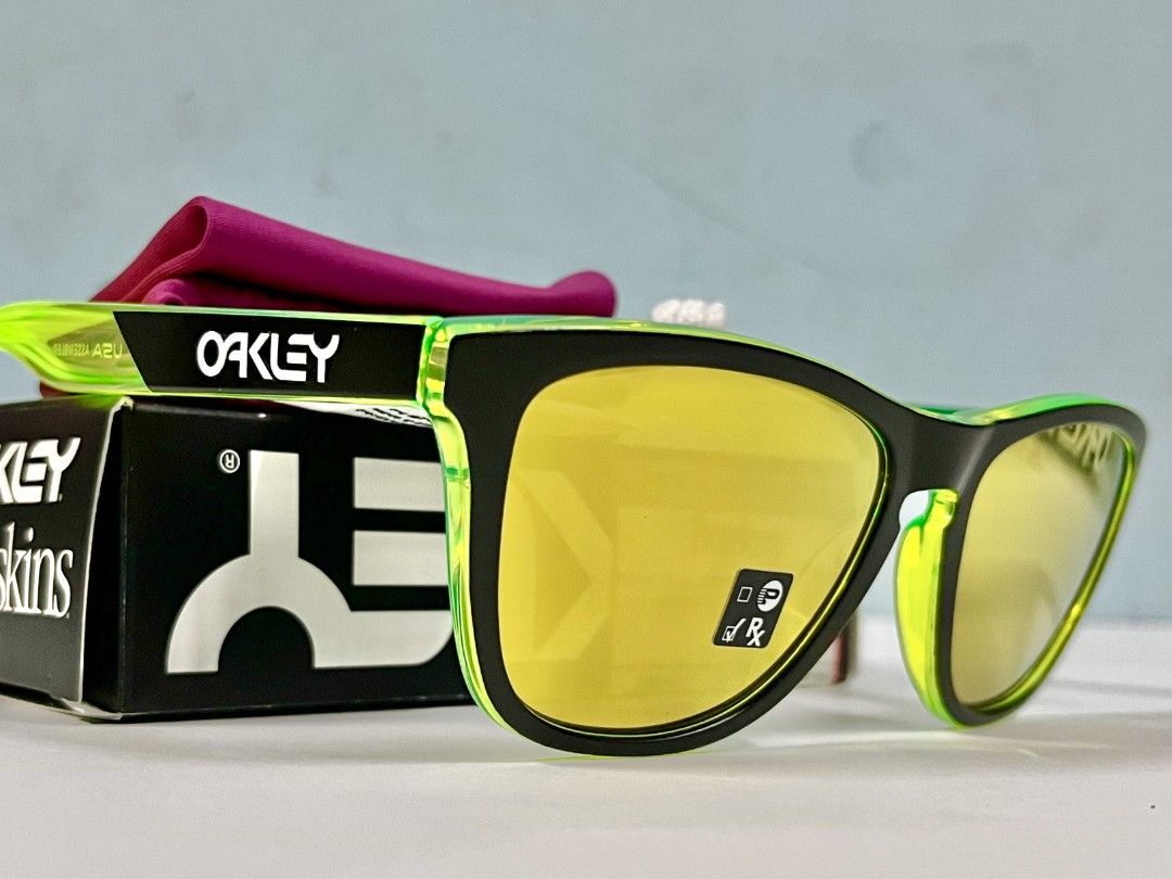 oakley Frogskins crystalline Collection Retina Burn 24K Gold oakley Sunglasses
