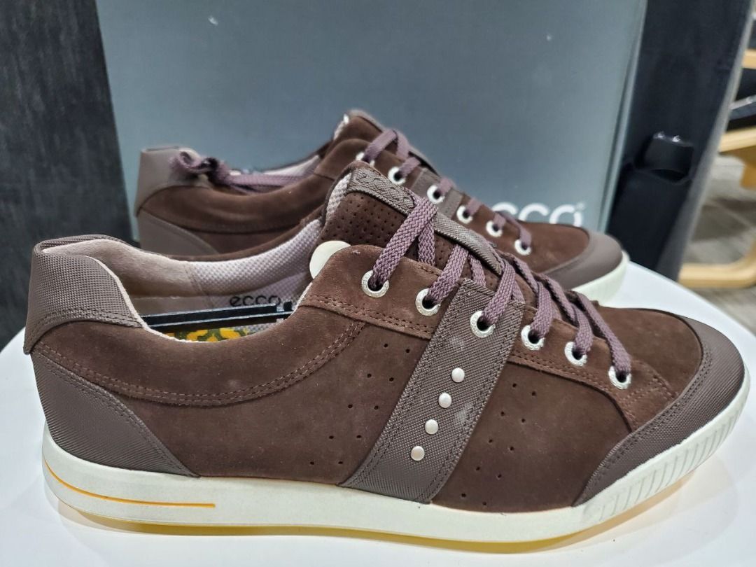Ecco brown sales golf shoes