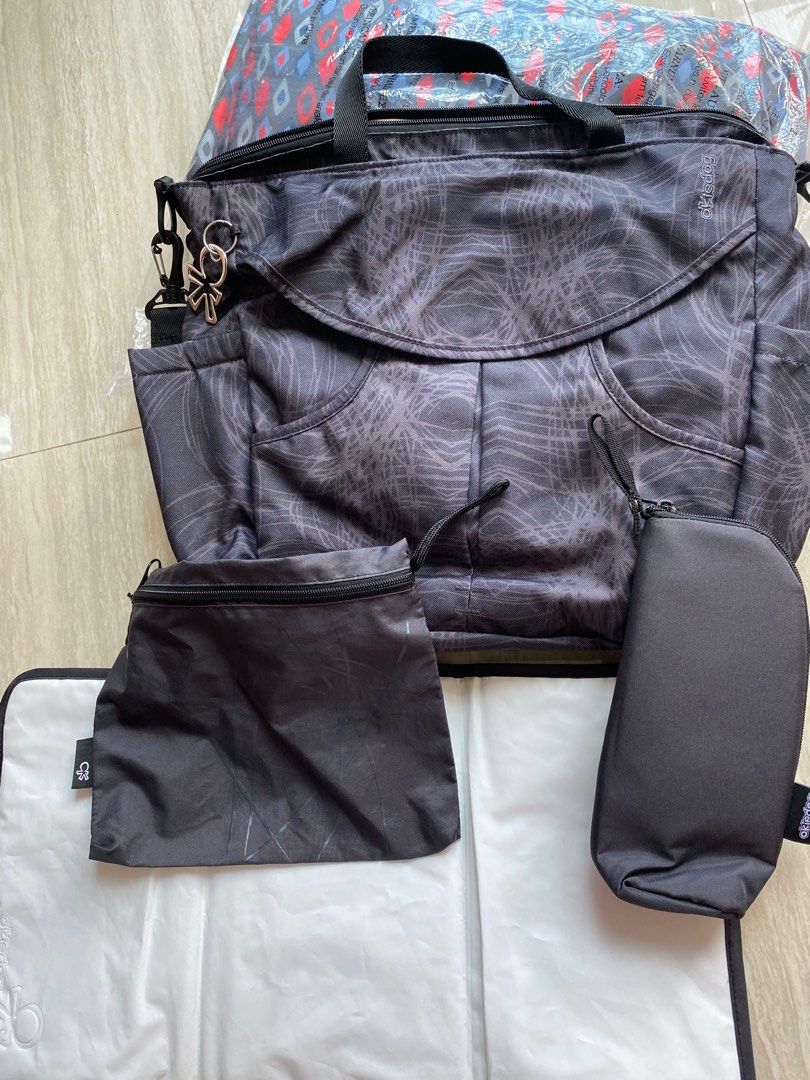 OKIEDOG SUMO DIAPER BAG SCRIBBLES BLACK Bayi Anak Lainnya di Carousell