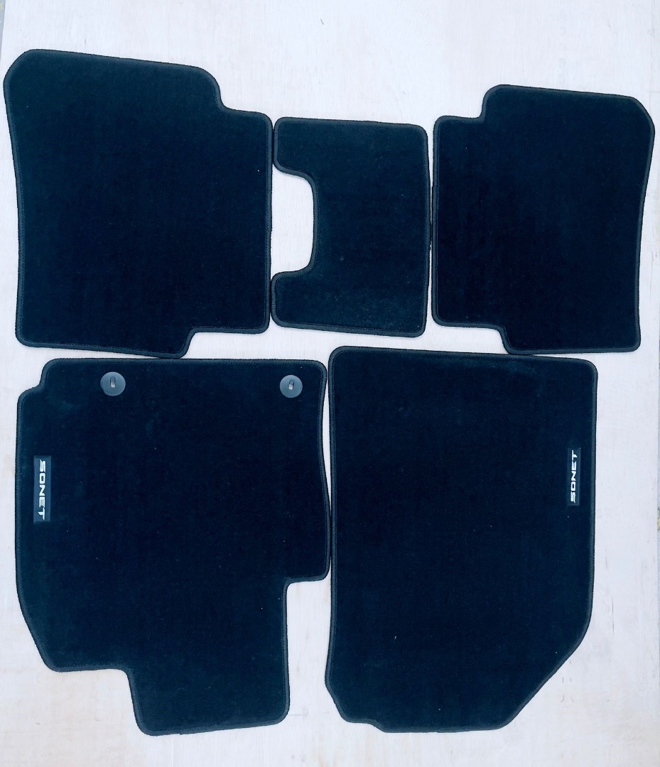 GGCCM Tailored Carpet Floor Mat Set For Mercedes Vito Tourer Select XLWB 2015+ - Black