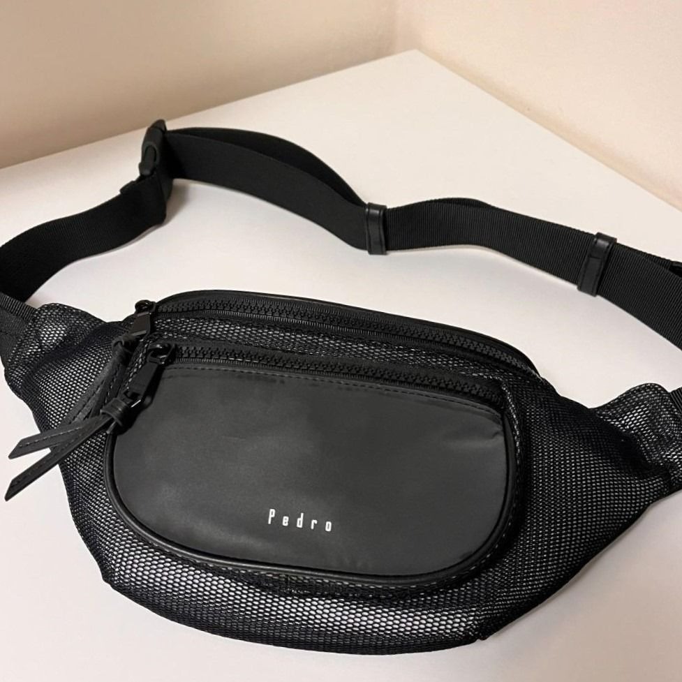 Original Pedro Monochrome Sling Pouch Belt Bag Pedro Bum Bag Men