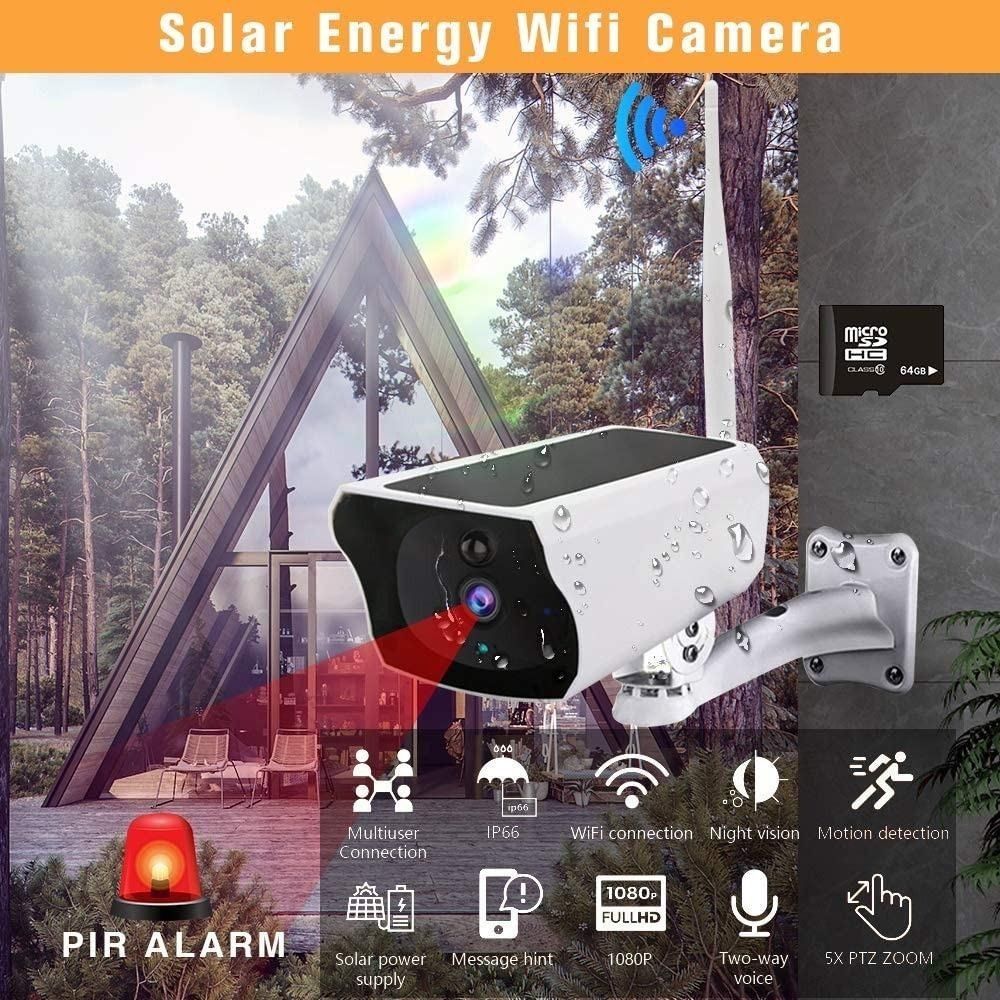 battery operated night vision security camera