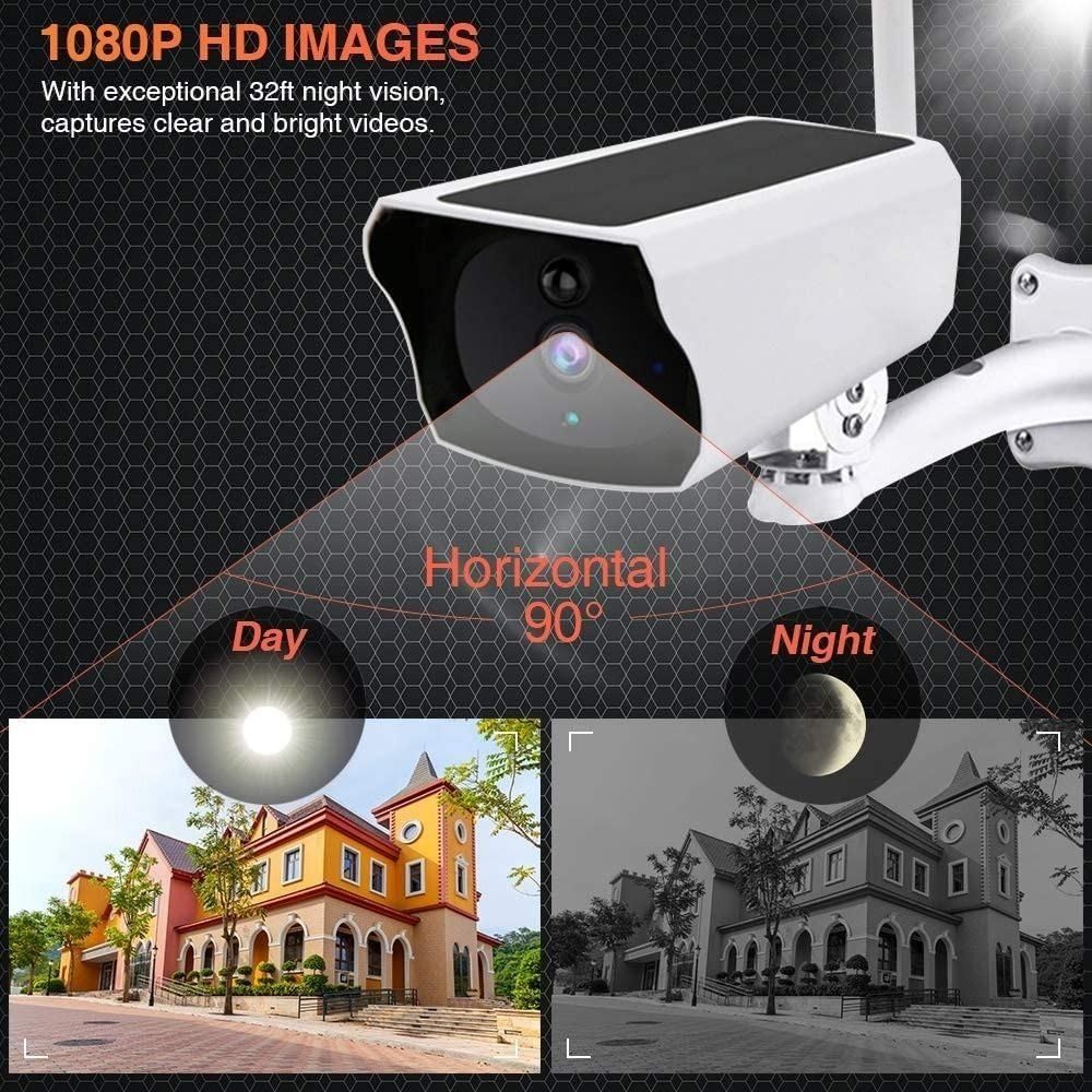 battery operated night vision security camera