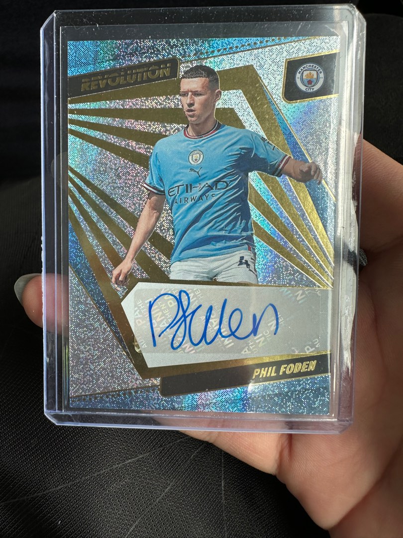 Panini Premier League Revolution 2022-2023 Phil Foden Auto Card 