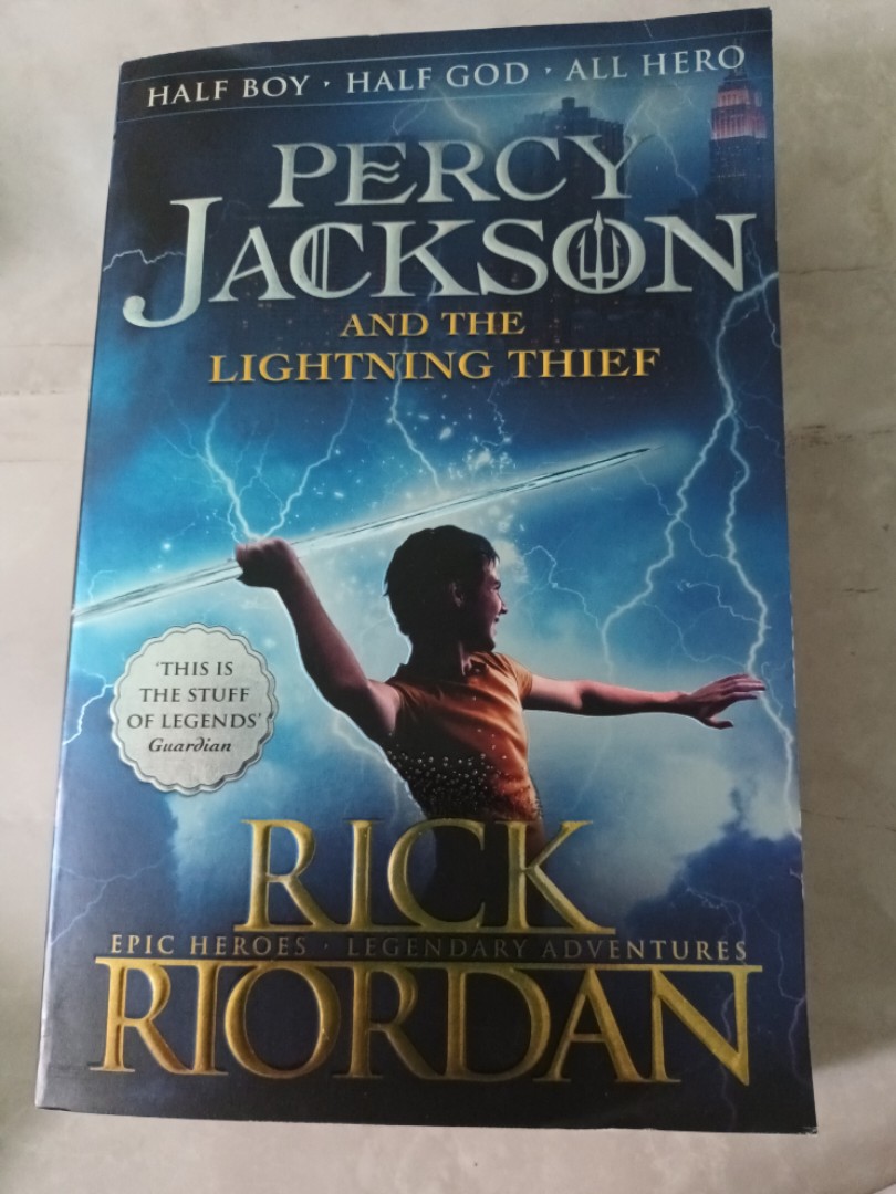 percy jackson and the lightning theif book, Hobbies & Toys, Books ...