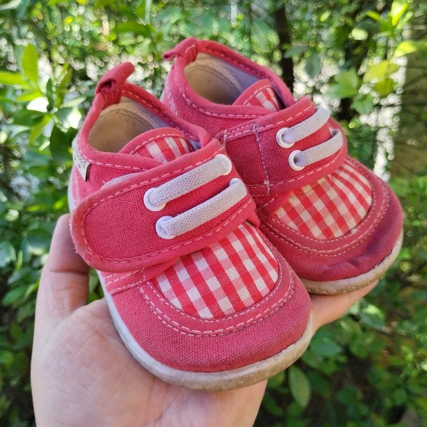 PETIT WARES Baby Infant Shoes RED