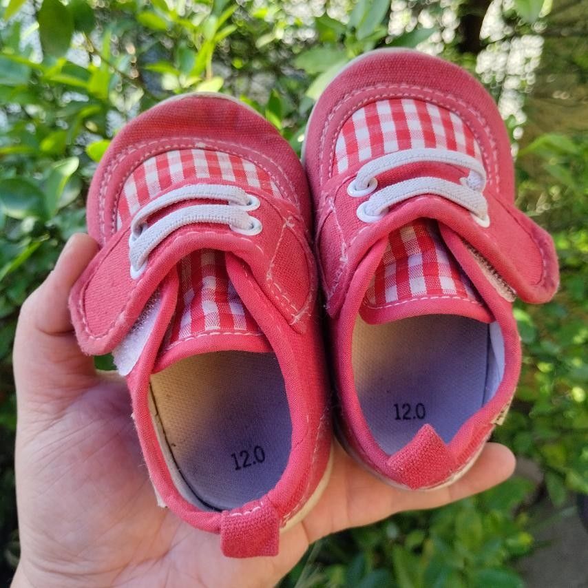 PETIT WARES Baby Infant Shoes RED
