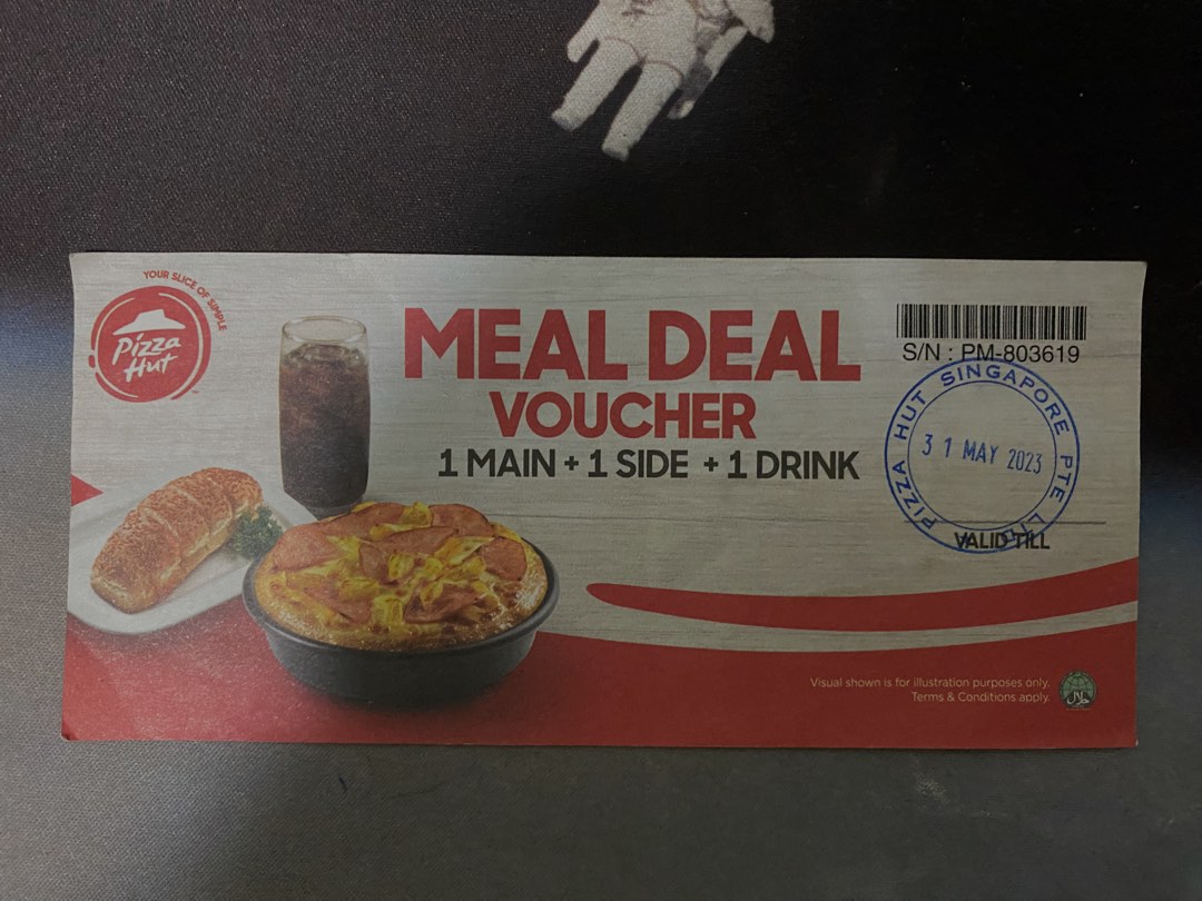 Pizza hut voucher, Tickets & Vouchers, Vouchers on Carousell