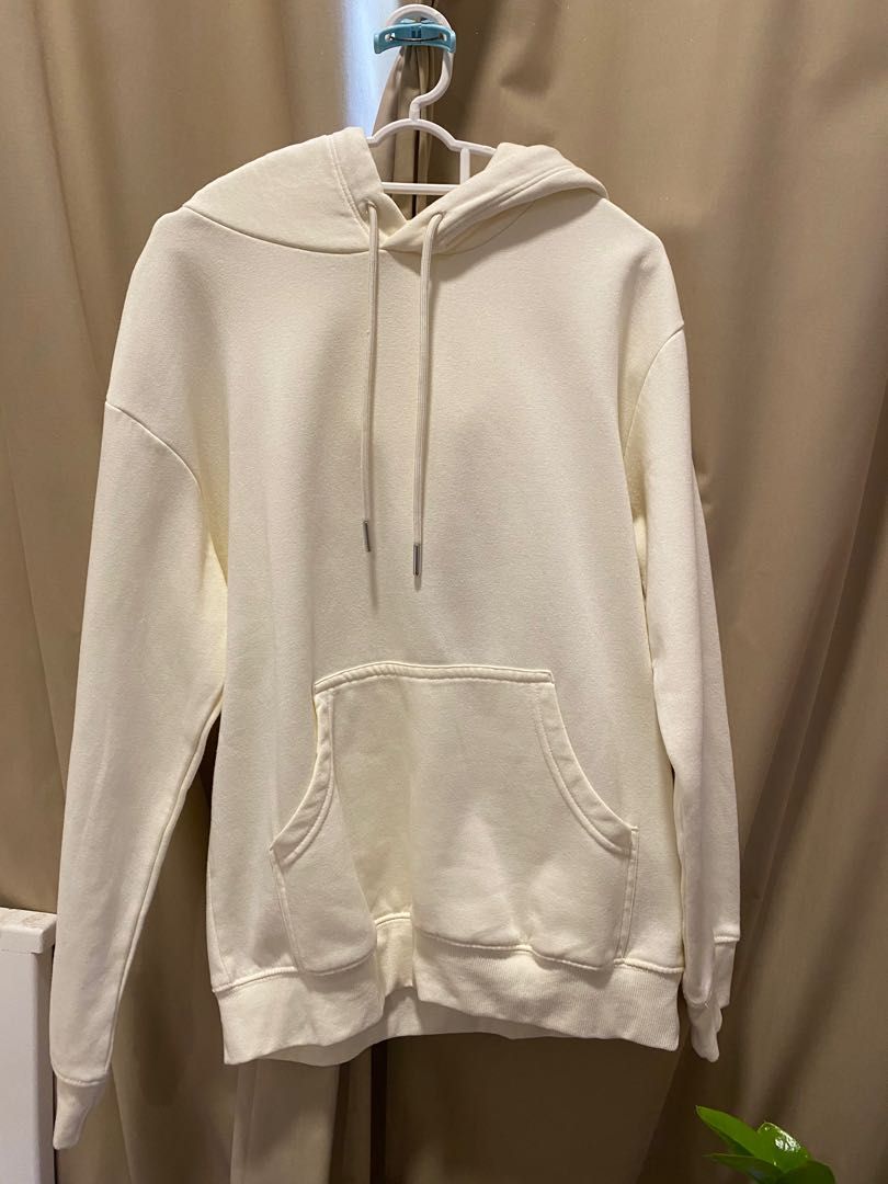 White oversized hoodie store