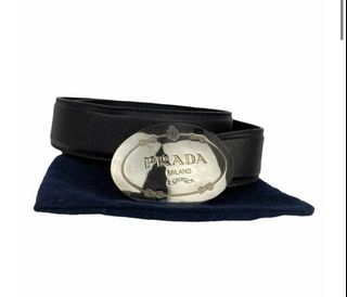 PRADA Saffiano Leather Belt