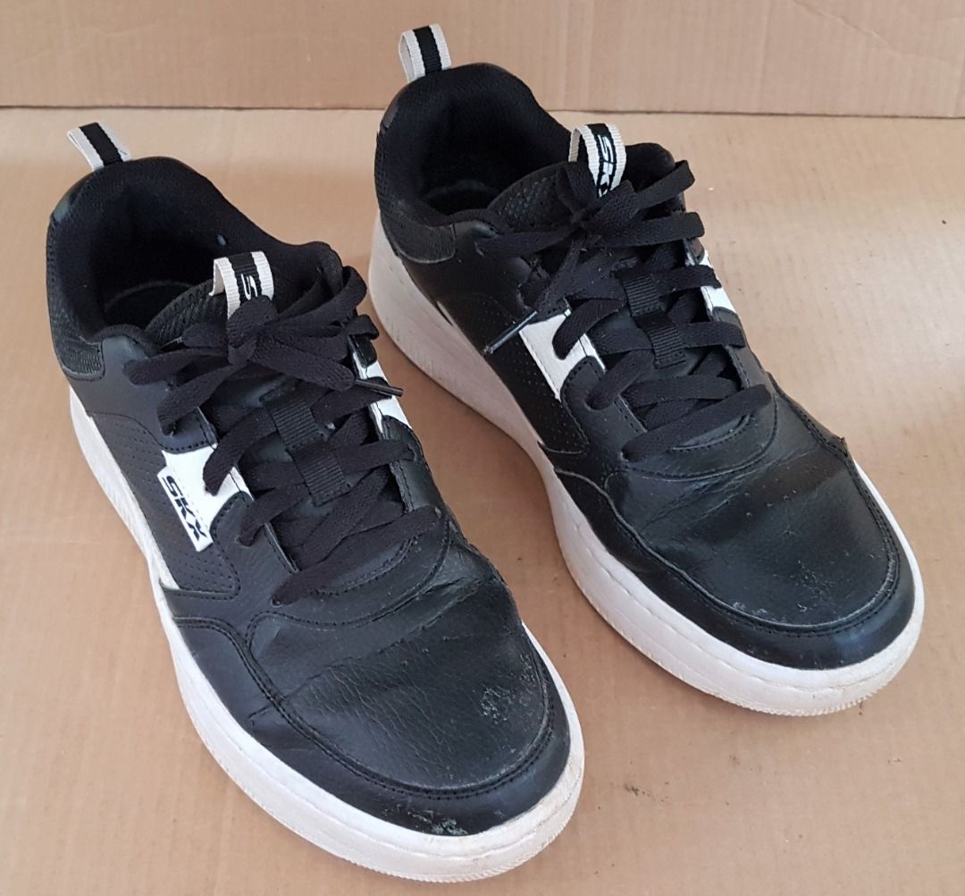 Premium Skechers Designer Sneakers Sport Court 92 Black Shoes